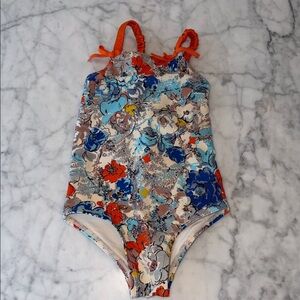 Zimmermann Multicolor Floral Kids Swim One Piece 2Y